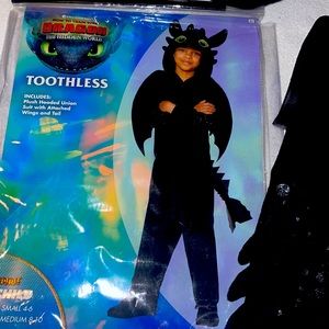 DreamWorks Black Toothless Dragon Halloween Costume